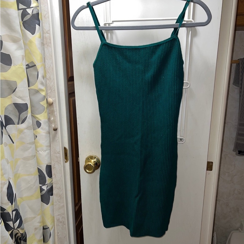 Emerald color dress